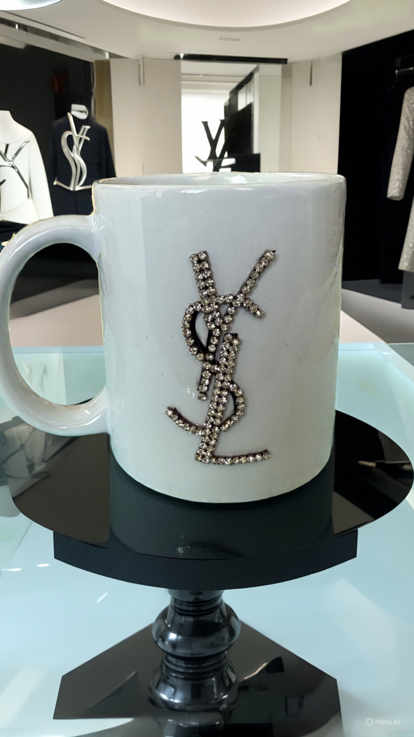 YSL coffee mug